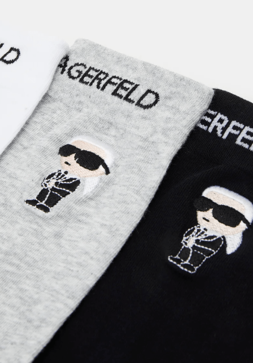 Karl Lagerfeld strømper Strømper - IKONIK 2.0 SOCKS 3 PACK - Karl lagerfeld