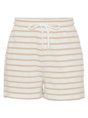 Sweat shorts - Beige/white - Chilli - Pieces 