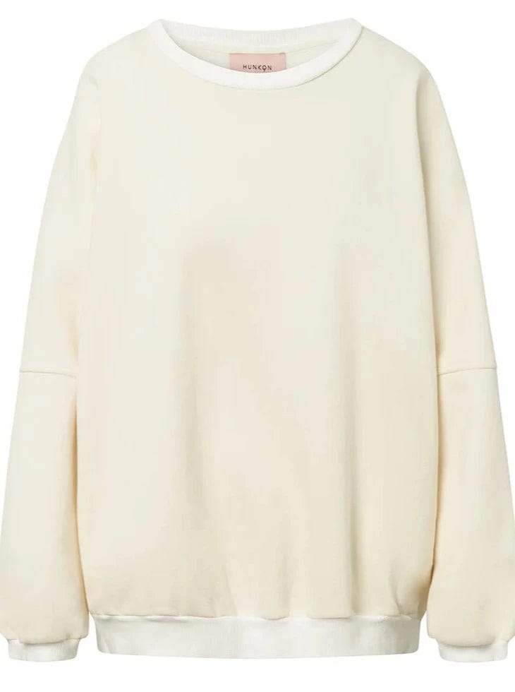 Hunkøn Overdele Sweatshirt - Creme - Ava - Hunkøn