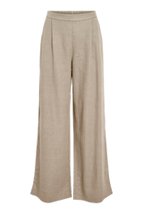 Vila - Trousers - Feather Gray - Vijolanda