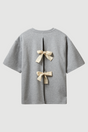 The Garment - T-shirt - Grey Melange - TG Bow