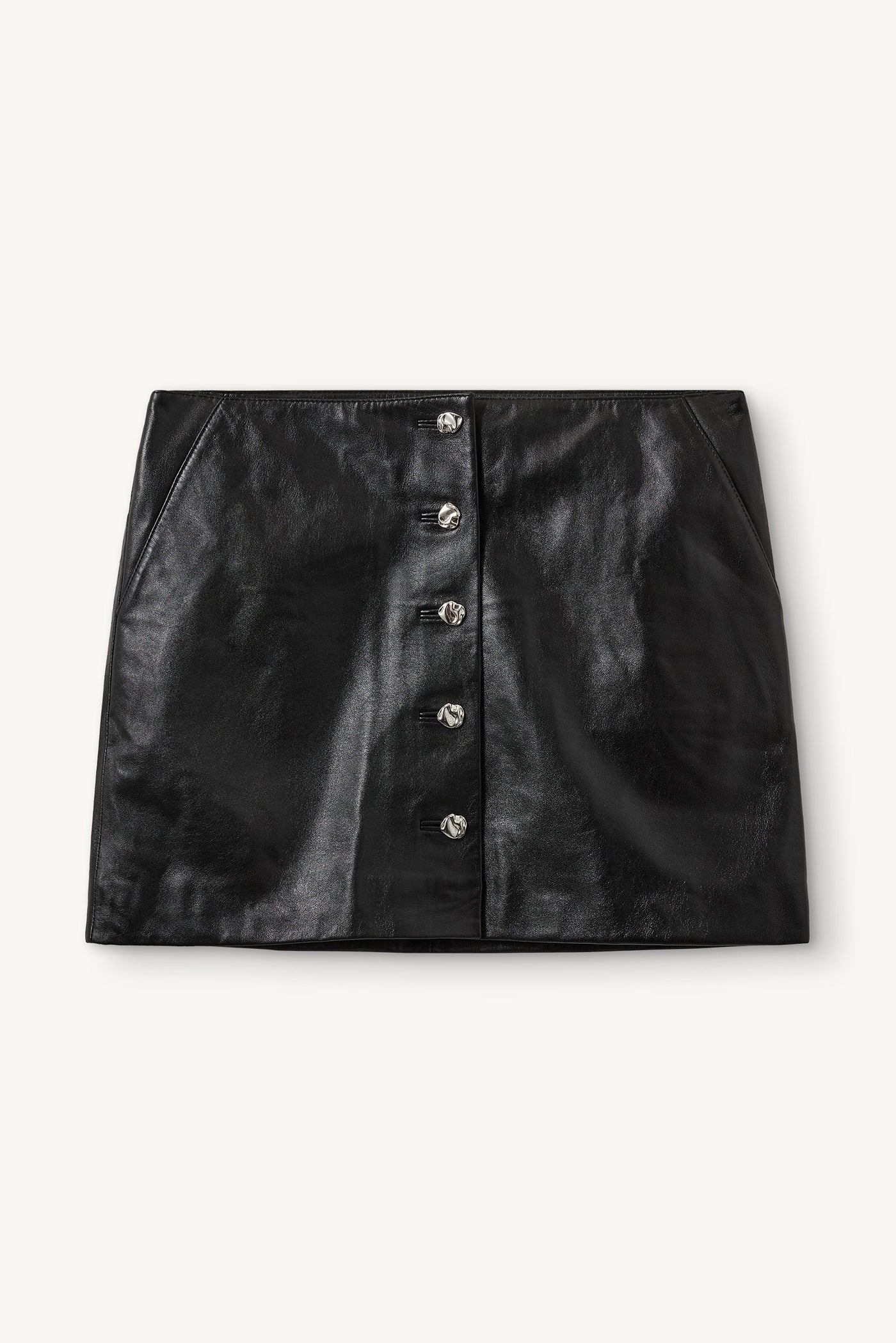 The Garment - Nederdel - Sort - Soho Mini Button Skirt