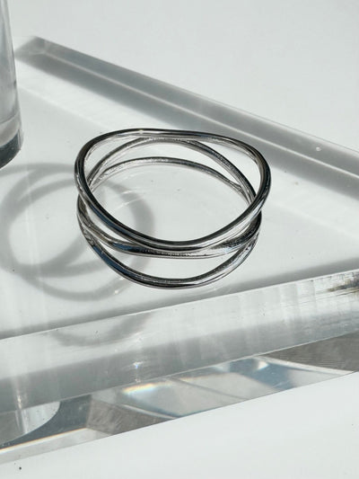 Andcopenhagen Smykker Twistet ring -  Lea - Sølv - Andcopenhagen (Bemærk preorder)