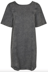 Two way Denim dress - Gray - Faunea-G - Global funk