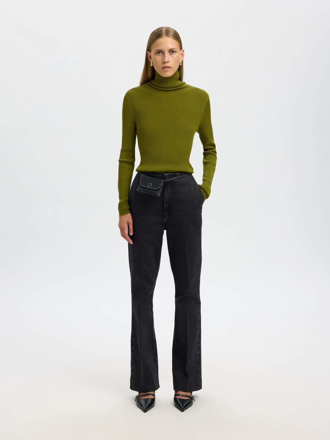 Selected Femme - Jeans - Black Denim - Julie-kori