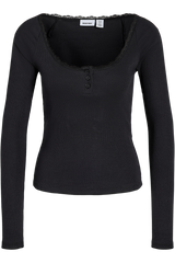 Noisy May - Langærmet Top - Black - Maya
