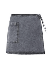 Wrap skirt - Gray denim - Caja-g - Gobal funk