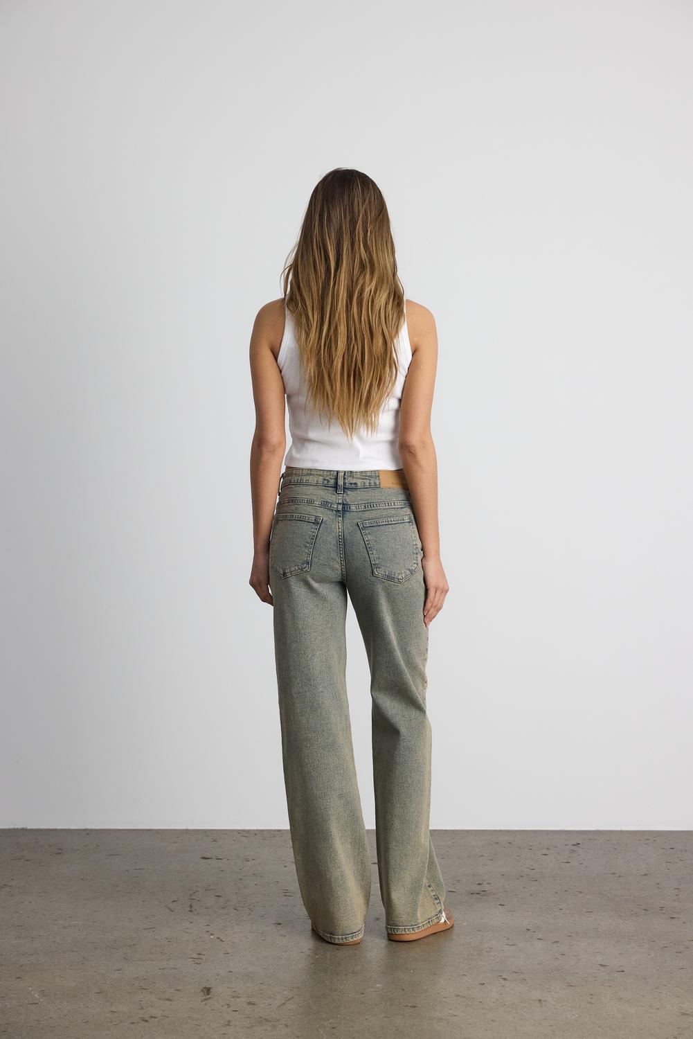 Noisy May - Bukser - Light blue denim - Olanda