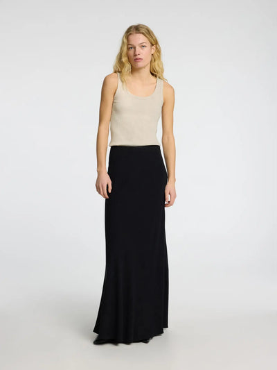 Selected Femme - Top - Oatmeal - Anna U-neck